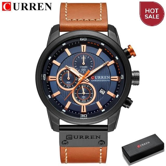 Top Brand Luxury Chronograph Quartz Watch Men Sports Watches Military Army Male Wrist Watch Clock CURREN relogio masculino