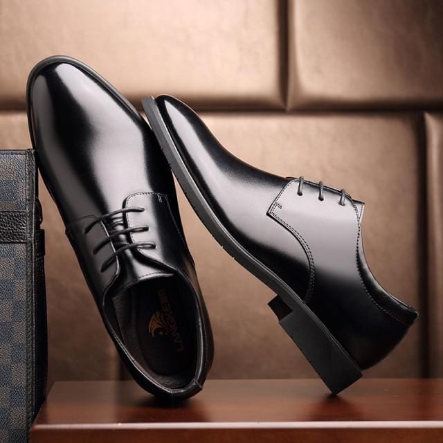 2021 Man Cow Leather Shoes Rubber Sole EXTRA Size 47 Man Office Business Dress Leather Flats Man Split Leather Wedding Shoes