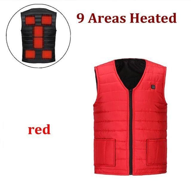 Men Autumn winter Smart heating Cotton Vest USB Infrared Electric Heating Vest Women Outdoor Flexible Thermal Winter Warm Jacket