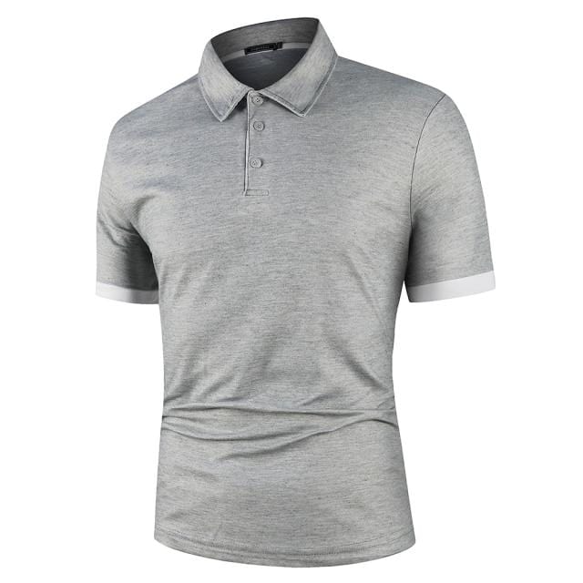 KB Men Polo Men Shirt Short Sleeve Polo Shirt Contrast Color Polo New Clothing Summer Streetwear Casual Fashion Men tops