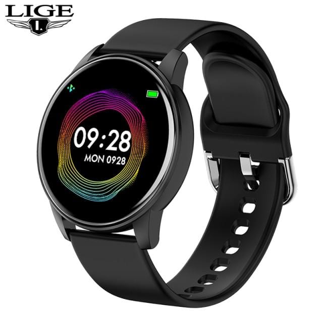 LIGE 2021 Fashion Smart Watch Ladies Heart Rate Blood Pressure Multifunctional Sport Watch Men Woman Waterproof Smartwatch Women