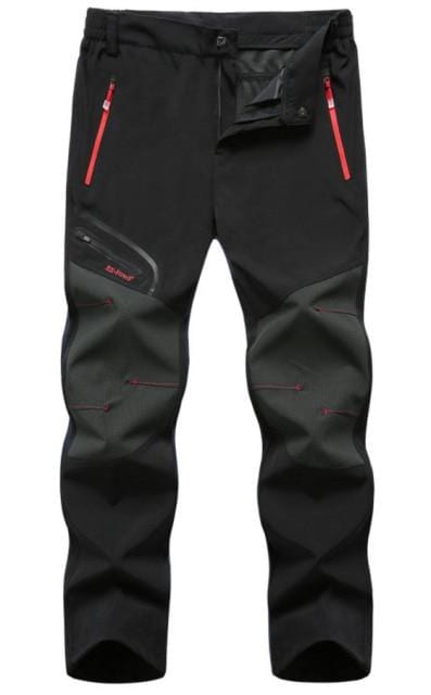 L-6XL Camping Climbing Fishing Trekking Hiking Men Summer Winter Fleece Quick dry Waterproof Breathable Pant Sport Trousers