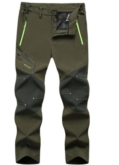 L-6XL Camping Climbing Fishing Trekking Hiking Men Summer Winter Fleece Quick dry Waterproof Breathable Pant Sport Trousers