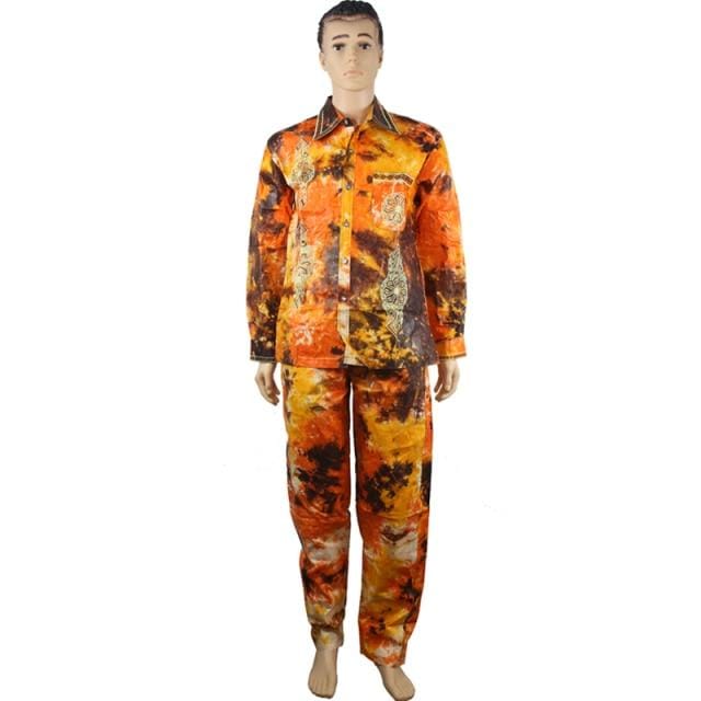 MD African Men Clothes Long Sleeves Tops Pants Suit Traditional African Men Clothing South Africa Bazin Riche Dashiki Shirt 2021