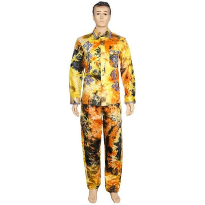MD African Men Clothes Long Sleeves Tops Pants Suit Traditional African Men Clothing South Africa Bazin Riche Dashiki Shirt 2021