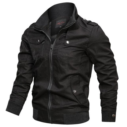 Spring Autumn New Jacket Men Fashion Slim Bomber Windbreaker Jackets Coat Men's Clothing Tactics Military Casual Jacket Men