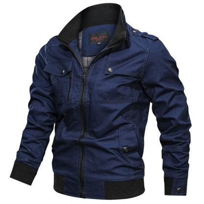 Spring Autumn New Jacket Men Fashion Slim Bomber Windbreaker Jackets Coat Men's Clothing Tactics Military Casual Jacket Men