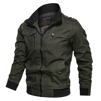 Spring Autumn New Jacket Men Fashion Slim Bomber Windbreaker Jackets Coat Men's Clothing Tactics Military Casual Jacket Men