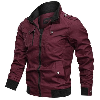 Spring Autumn New Jacket Men Fashion Slim Bomber Windbreaker Jackets Coat Men's Clothing Tactics Military Casual Jacket Men