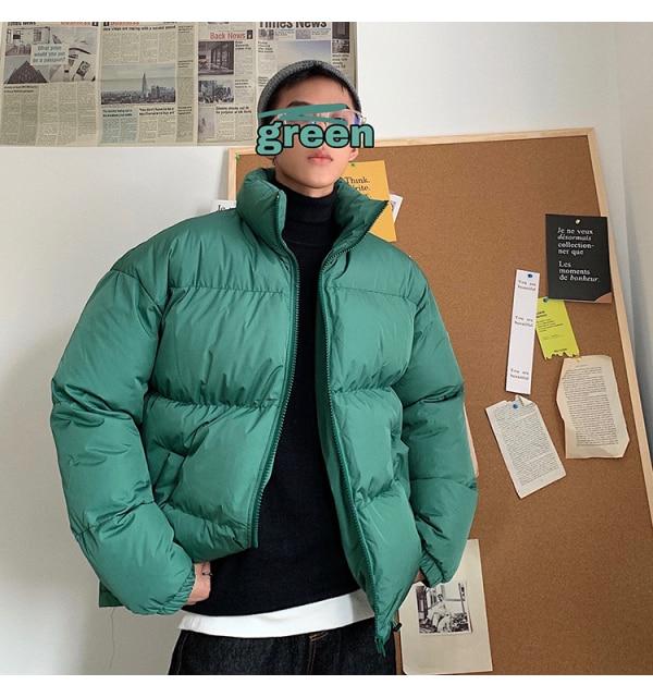 LAPPSTER Men Harajuku Colorful Bubble Coat Winter Jacket 2021 Mens Streetwear Hip Hop Parka Korean Black Clothes Puffer Jackets