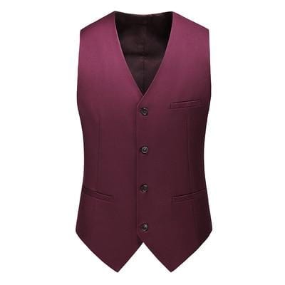 YASUGUOJI New Wedding Dress High-quality Men's Fashion Design Suit Vest Plus Size Men's Business Casual Suit Vest