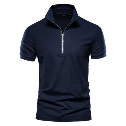 New Summer High Quality Men Polo Shirts Casual Business Social Short Sleeve Mens Shirts Stand Collar Embroidery Polo Shirt Men
