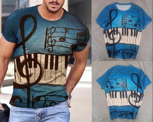 2021 Summer New Mens Oversized Vintage Short Sleeve T Shirts Harajuku Ethnic Printed O Collared Tshirts Camisetas Hombre Verano