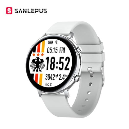 SANLEPUS ECG PPG Smart Watch With Dial Calls 2021 New Men Women Smartwatch Blood Pressure Monitor For Android Samsung Apple