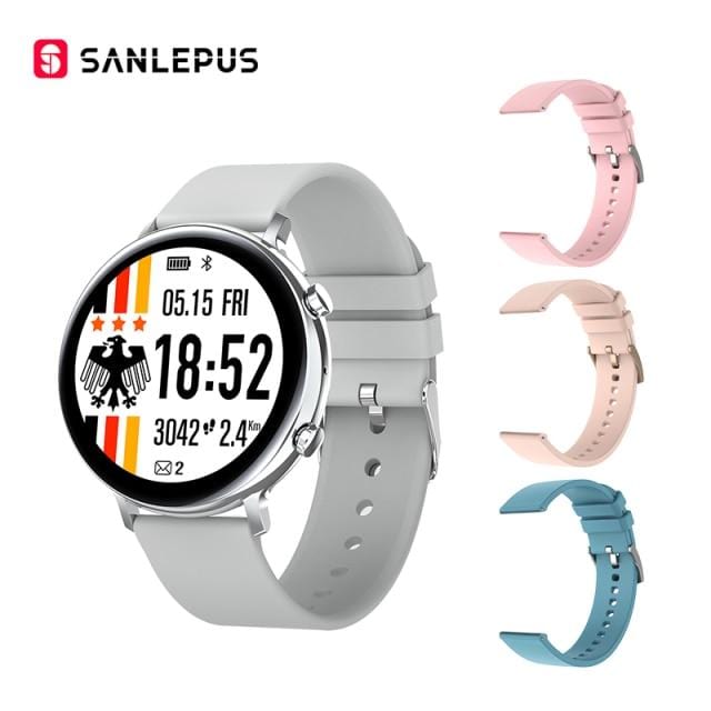 SANLEPUS ECG PPG Smart Watch With Dial Calls 2021 New Men Women Smartwatch Blood Pressure Monitor For Android Samsung Apple