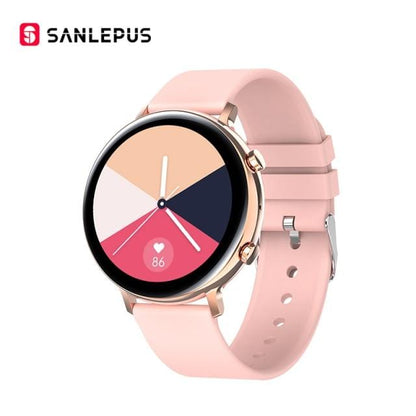 SANLEPUS 2021 Smart Watch Dial Calls Men Women Waterproof Smartwatch ECG PPG Fitness Bracelet Band For Android Apple Xiaomi