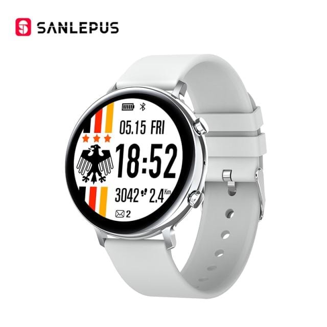 SANLEPUS 2021 Smart Watch Dial Calls Men Women Waterproof Smartwatch ECG PPG Fitness Bracelet Band For Android Apple Xiaomi