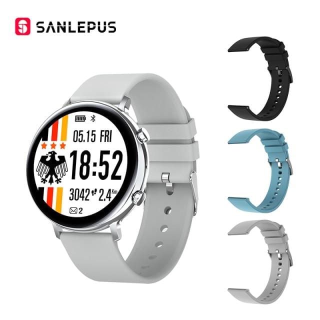 SANLEPUS 2021 Smart Watch Dial Calls Men Women Waterproof Smartwatch ECG PPG Fitness Bracelet Band For Android Apple Xiaomi