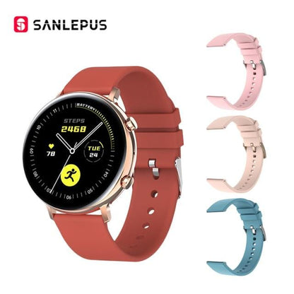 SANLEPUS 2021 Smart Watch Dial Calls Men Women Waterproof Smartwatch ECG PPG Fitness Bracelet Band For Android Apple Xiaomi