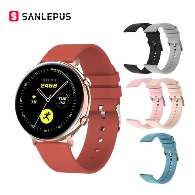 SANLEPUS 2021 Smart Watch Dial Calls Men Women Waterproof Smartwatch ECG PPG Fitness Bracelet Band For Android Apple Xiaomi