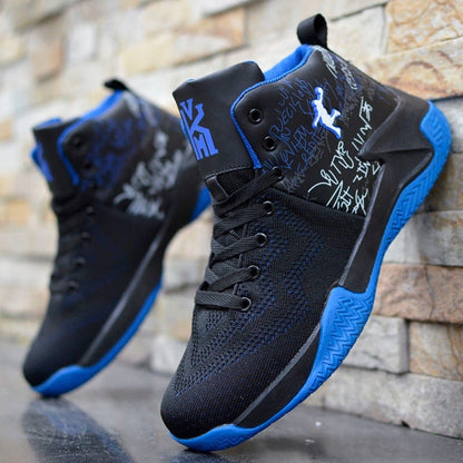 Basketball Shoes   Men Cushioning Student Shoes Men High-top Outdoor Sports Breathable Athletic Gym Shoes Fashion Sneakers