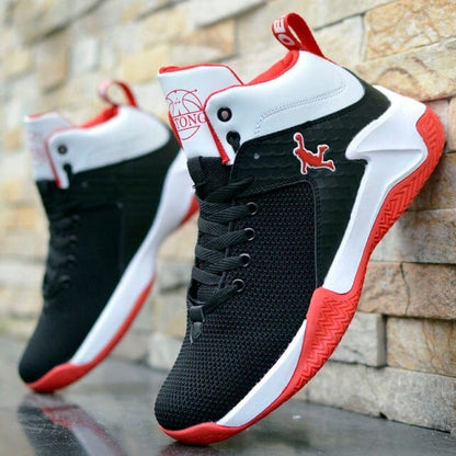 Basketball Shoes   Men Cushioning Student Shoes Men High-top Outdoor Sports Breathable Athletic Gym Shoes Fashion Sneakers