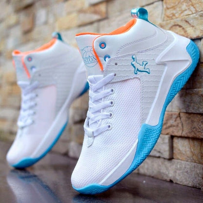 Basketball Shoes   Men Cushioning Student Shoes Men High-top Outdoor Sports Breathable Athletic Gym Shoes Fashion Sneakers