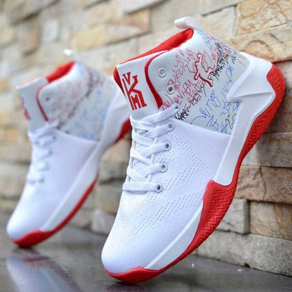 Basketball Shoes   Men Cushioning Student Shoes Men High-top Outdoor Sports Breathable Athletic Gym Shoes Fashion Sneakers