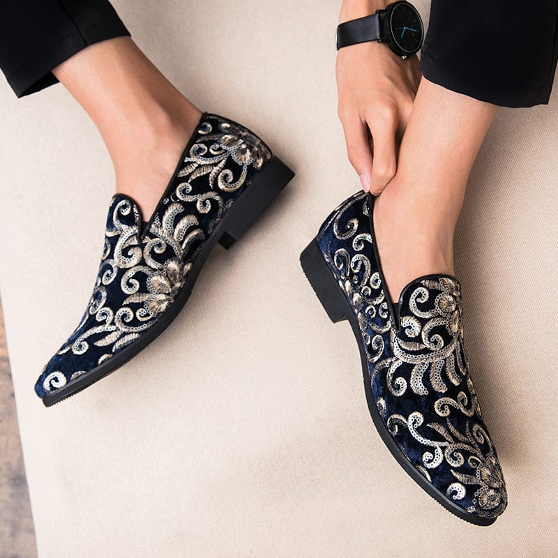 New High Quality Shoes Fashion Men Party and Wedding Handmade Loafers italian Men's Dress Shoes Comfortable Breathable Men Shoes