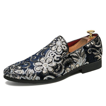 New High Quality Shoes Fashion Men Party and Wedding Handmade Loafers italian Men's Dress Shoes Comfortable Breathable Men Shoes