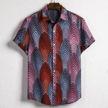 Men Dashiki Loose Blouse Fashion Tee Tops Bazin Riche African India Casual T Shirt Ankara Homme Short Sleeve Print Retro Clothes