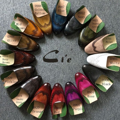 Cie Fiddle-Back Beveled Waist Mens Dress Shoes Real Leather High Quality Wedding Shoes Formal Italian Design Shoes Handmade OX54