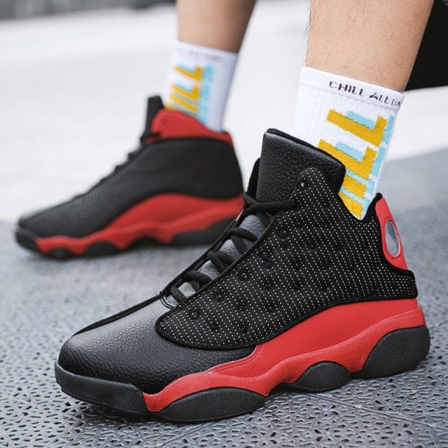 2021 New Retro Basketball Shoes Men Basket Boots Black High Top Air Sport Footwear 4 6 13 Autumn Winter White Sneakers Male Star