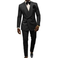 Male Suits Jacket And Pants Chic Groomsmen Tuxedo Jacquard Royal Man Wedding Suit Tailored Expressions Gorgeous Evening Dress