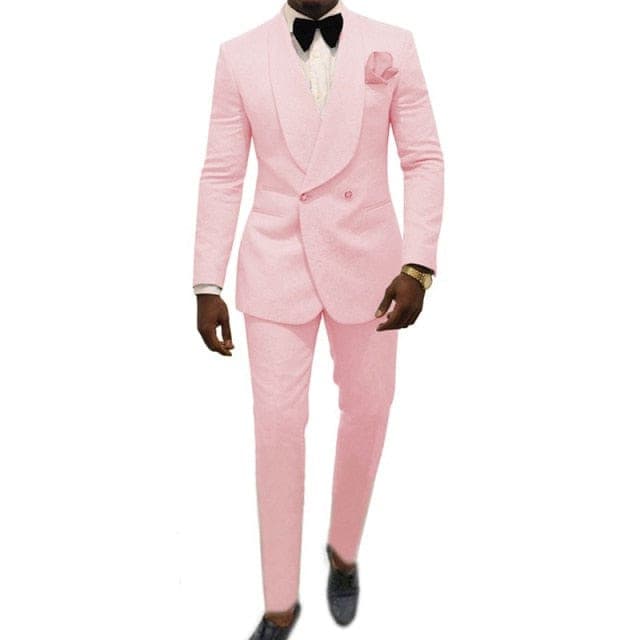 Male Suits Jacket And Pants Chic Groomsmen Tuxedo Jacquard Royal Man Wedding Suit Tailored Expressions Gorgeous Evening Dress