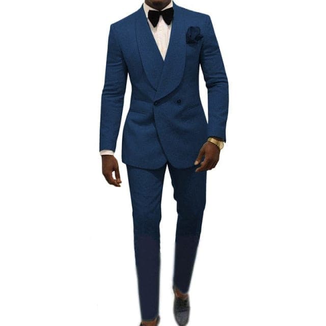 Male Suits Jacket And Pants Chic Groomsmen Tuxedo Jacquard Royal Man Wedding Suit Tailored Expressions Gorgeous Evening Dress