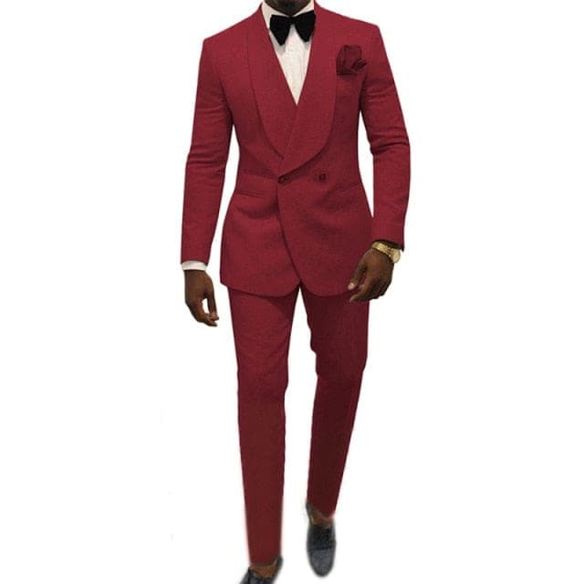 Male Suits Jacket And Pants Chic Groomsmen Tuxedo Jacquard Royal Man Wedding Suit Tailored Expressions Gorgeous Evening Dress