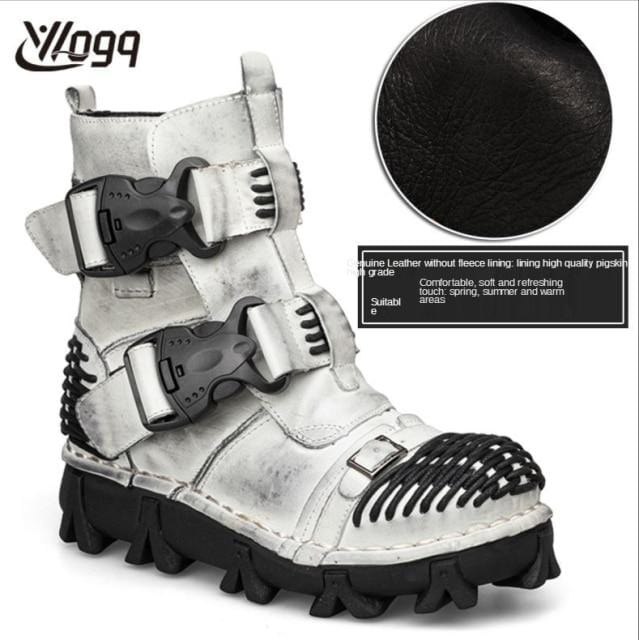 Fashion Men Motorcycle Boots Itali Riding Boot Winter Ankle Boots Military Boot Genuine Leather Safety Shoe Western Boots Cowboy