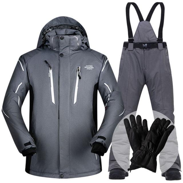 Ski Suit Men Winter 2020 Waterproof Windproof Thicken Warm Snow Clothes Men Ski Sets Jacket Skiing And Snowboarding Suits Brands