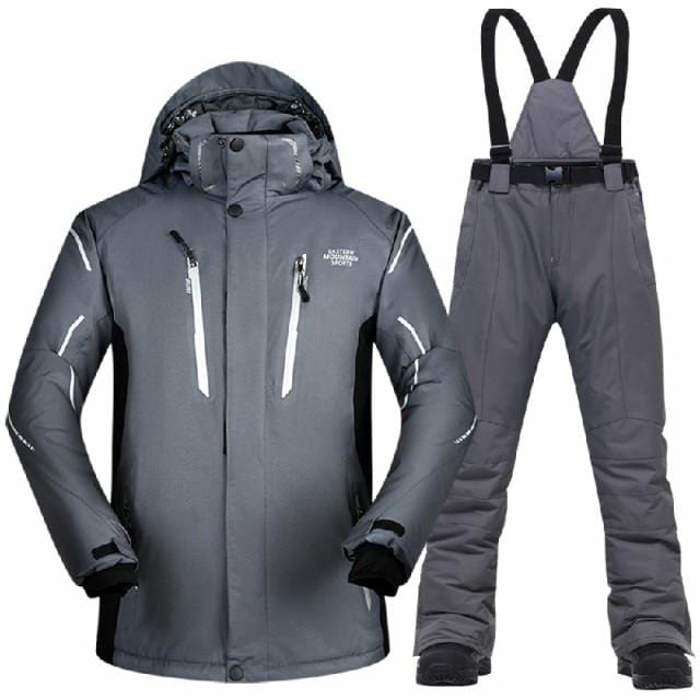 Ski Suit Men Winter  Waterproof Windproof Thicken Warm Snow Clothes Men Ski Sets Jacket Skiing And Snowboarding Suits Brands