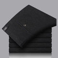 Top Quality Brushed Winter  New Brand Fashion Korean Comfortable Long Casual Pants Men Business Trousers Mens Clothes  Big S