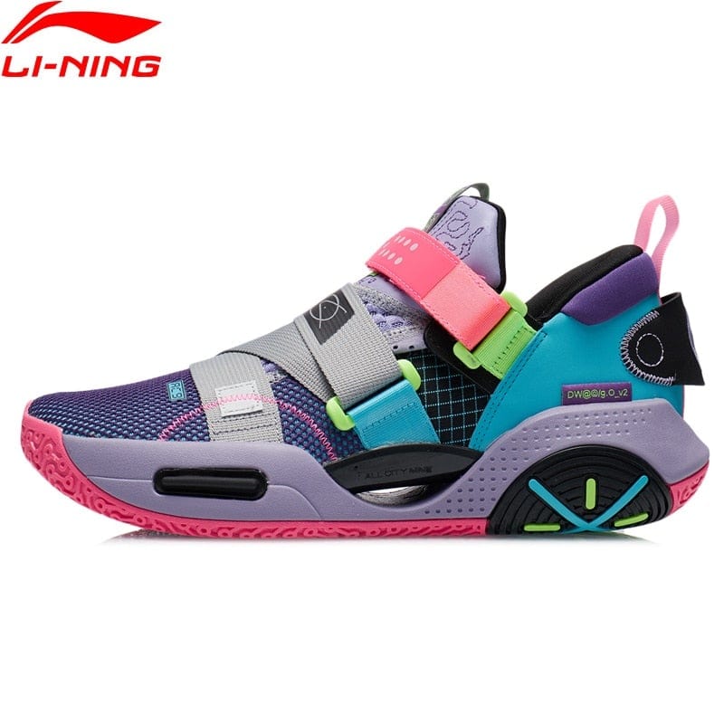 Li-Ning bărbați Wade ALL CITY 9 V2 pantofi de baschet profesioniști BOOM AC9 pernă Stabil și durabil căptușeală pantofi sport CLOUD ABAR049