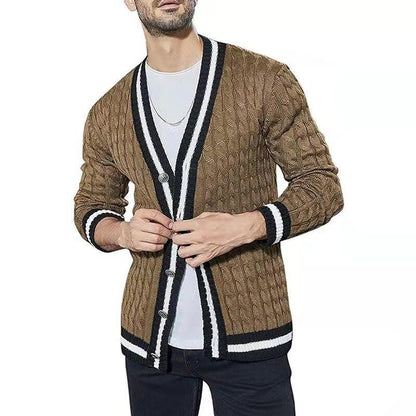 Men Sweaters Knitting Autumn Winter Cashmere Wool Button Cardigan Sweaters Man Casual Knitwear Sweatercoat Male Clothe  New