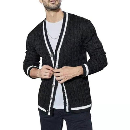Men Sweaters Knitting Autumn Winter Cashmere Wool Button Cardigan Sweaters Man Casual Knitwear Sweatercoat Male Clothe  New