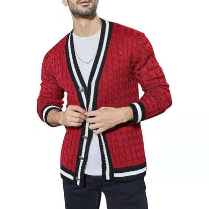 Men Sweaters Knitting Autumn Winter Cashmere Wool Button Cardigan Sweaters Man Casual Knitwear Sweatercoat Male Clothe  New