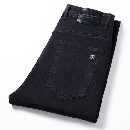 Autumn And Winter New Men'S Loose Jeans Classic Fashion All-Match Street Wear Casual Denim Trousers Male Brand Thick Pants
