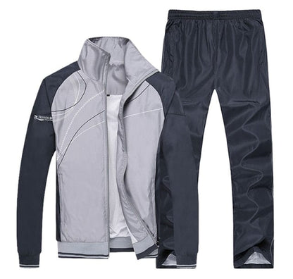Spring Autumn  Men`s Sportswear Tracksuits outwear Two Piece  jogger Set Jacket + Pants Casual Tracksuit Men Gyms Sweatshirt
