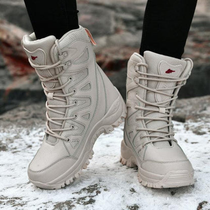 SOLIBEN High Quality Leather Boots for Men Boots Waterproof Breathable