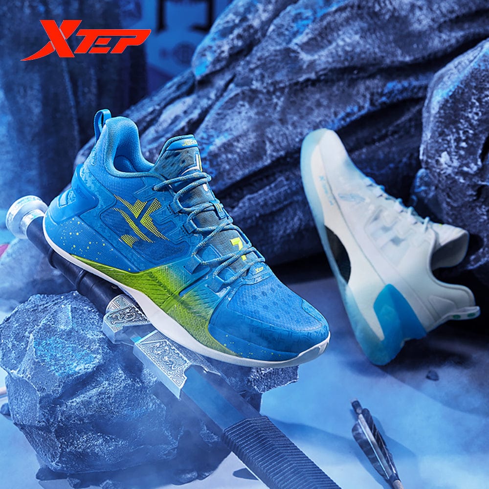 Xtep Men JLIN2 Jeremy Lin Basketball Shoes Lightweight Anti-Slip Sneakers Breathable New Basketball Shoes 979419120035