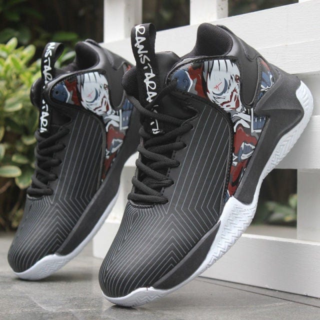 Basketball Shoes For Men High-Top Sneakers Male Cushioning Comfortable Sneakers Athletic Training Leather Sport Shoes Zapatos